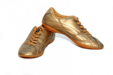 Gold indoor shoes