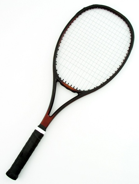 Black tennis racket