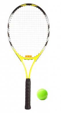 Yellow tennis racket